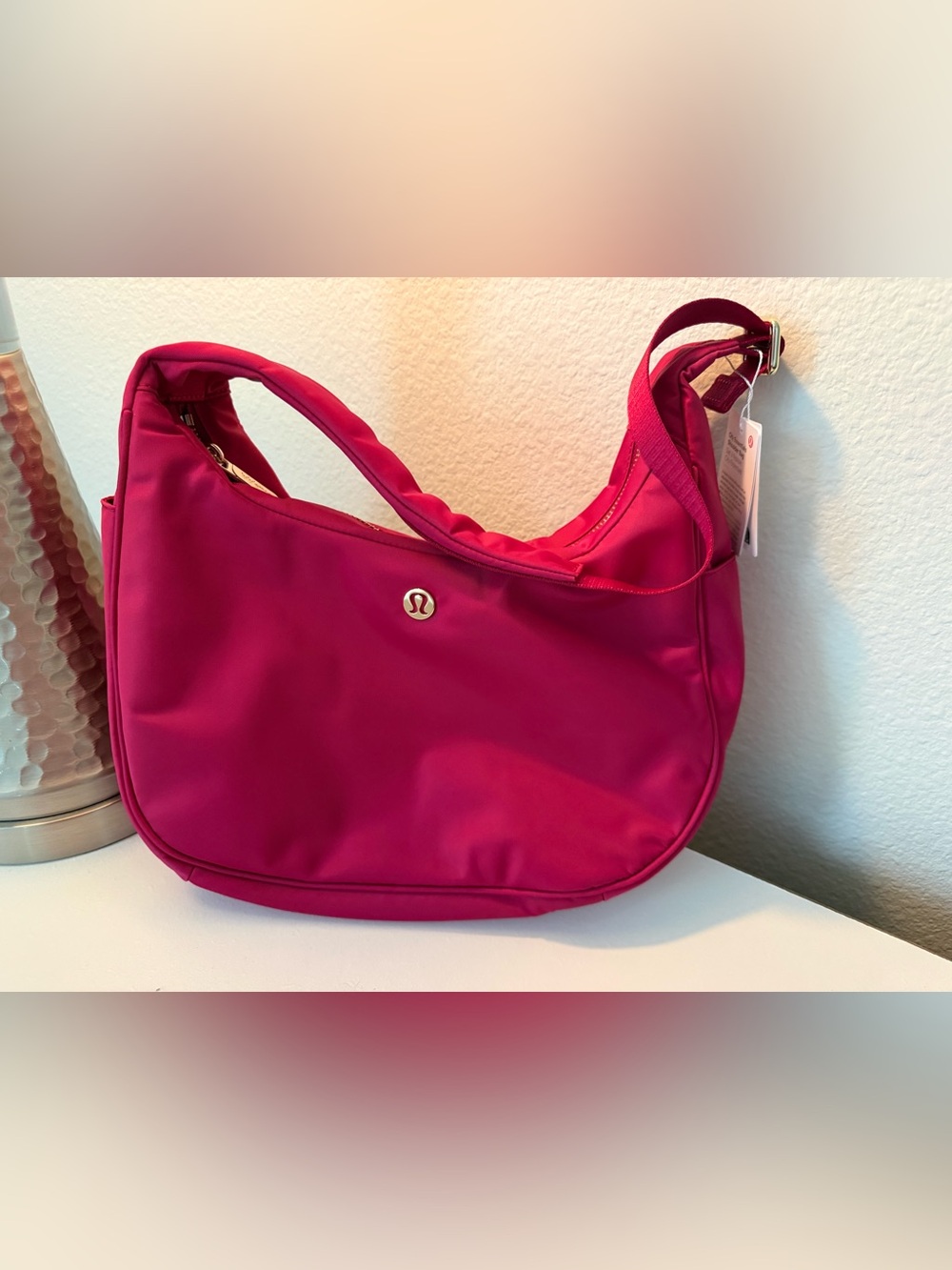 Lululemon City Essentials Shoulder Bag - Berry Rumble - NEW SOLD OUT COLOR - 4L
